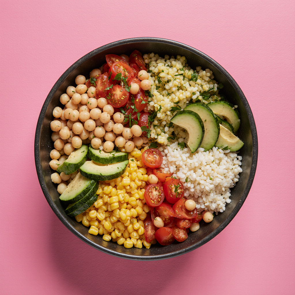 chickpea pasta salad