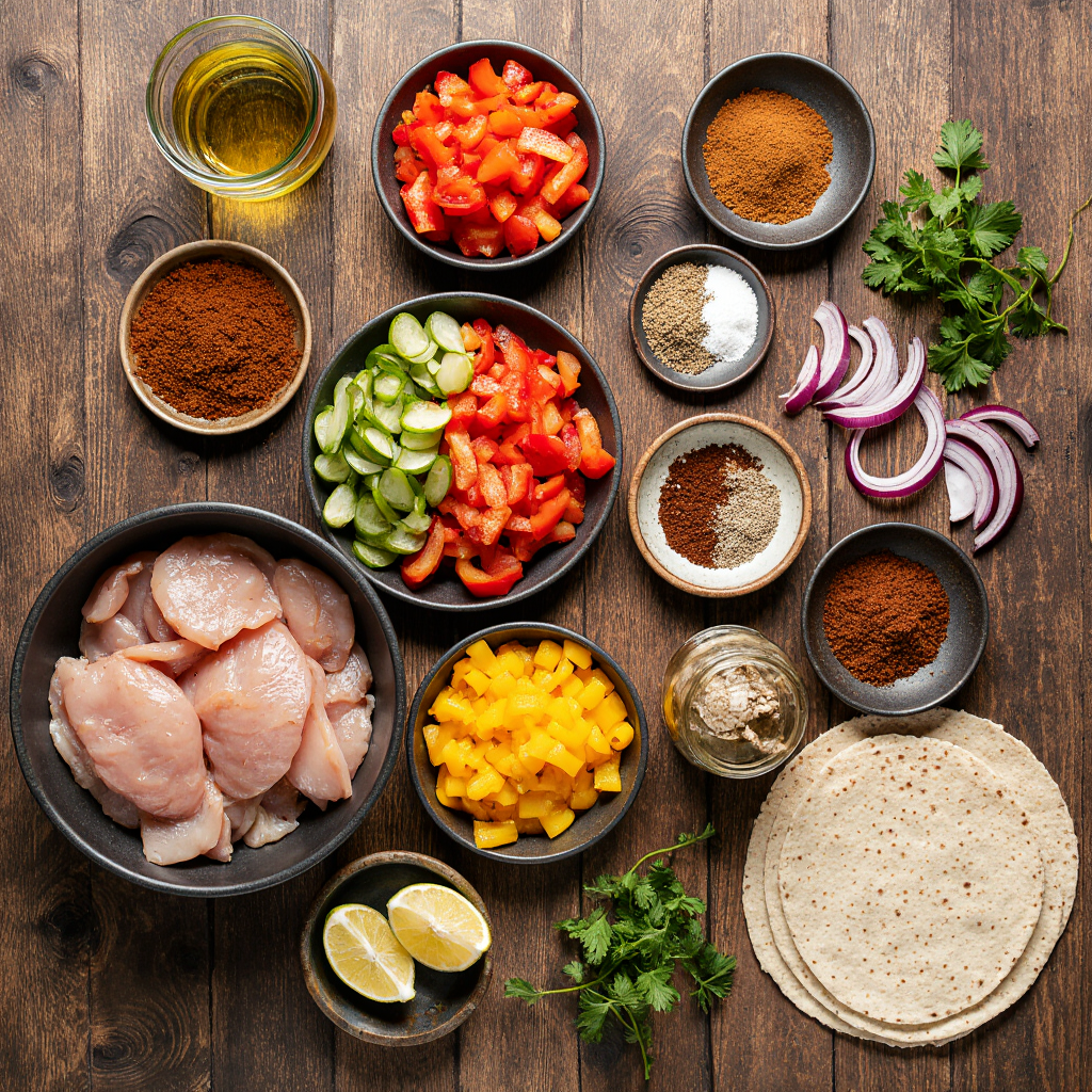 Sheet Pan Chicken Fajitas