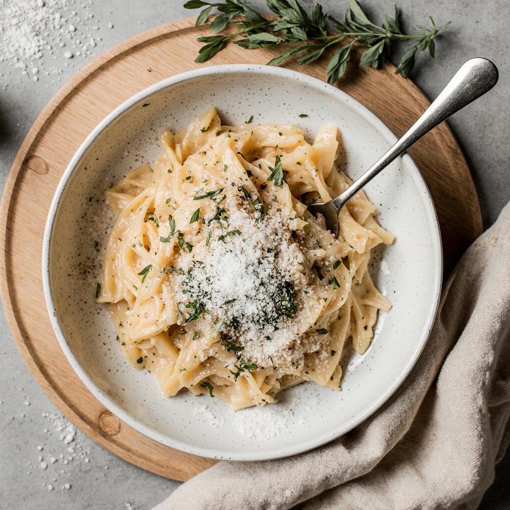 Creamy Garlic Parmesan Pasta