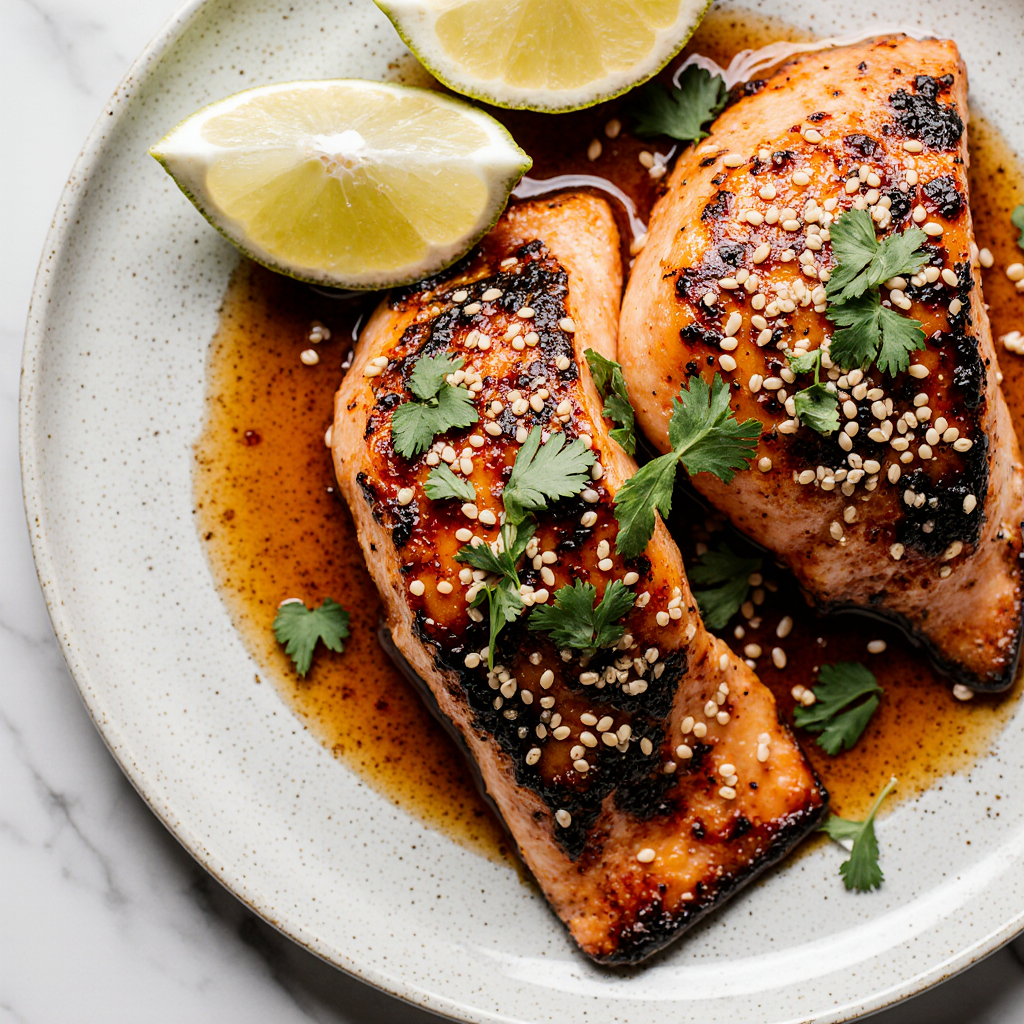 Chipotle Honey Glazed Salmon