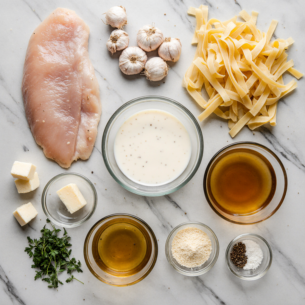 One-Pot Creamy Chicken Alfredo