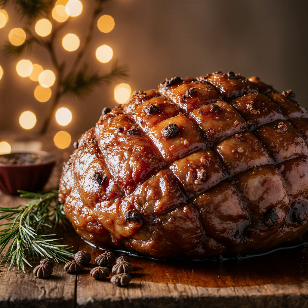 Spiced & Glazed Christmas Ham